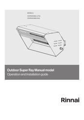 Rinnai ODHRAD3ML Operation And Installation Manual