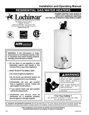 Lochinvar PVN05040 Installation And Operating Manual