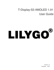 LILYGO T-Display-S3 AMOLED 1.91 User Manual