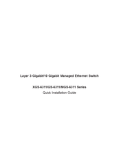 Planet MGS-6311 Series Quick Installation Manual