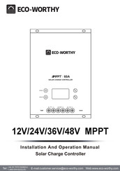 ECO-WORTHY ECOMPPT60A Installation And Operation Manual