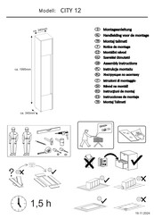 Lomado LA61-BWWCCi12 Assembly Instructions Manual