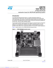 ST STM32-MICRIUM User Manual