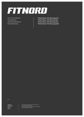 FitNord Racer 100 User Manual