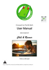 Crocpad Large Inflatable Pro Ice Bath User Manual