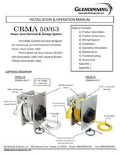 Glendinning CRMA 63 Installation & Operation Manual