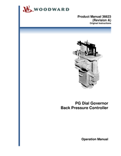 Woodward PG Dial Governor Operation Manual