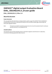 Infineon ISOFACE EVAL ISO2H823V2.5 B User Manual