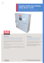 SE Controls FCS0295 Series Technical Information And Operating Instructions