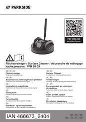 Parkside PFR 28 B3 Instructions Manual
