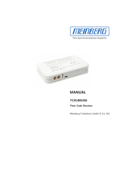 Meinberg TCR180USB Manual