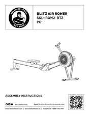 Bells Of Steel BLITZ AIR ROWER Assembly Instructions Manual