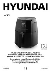 Hyundai AF 470 Instruction Manual