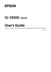 Epson SC-S9180 User Manual