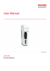 Bucher JX3-CNT User Manual