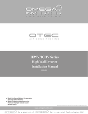 Omega OTEC ICHV Series Installation Manual