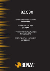 benza 01BZC30 Information For Users