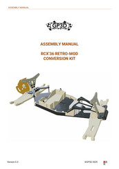 GP3D RCX'36 RETRO-MOD CONVERSION KIT Assembly Manual