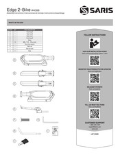 Saris Edge 2-Bike Assembly Instructions Manual