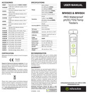 Milwaukee MW803 User Manual