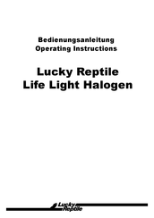 Lucky Reptile Life Light Halogen Operating Instructions Manual