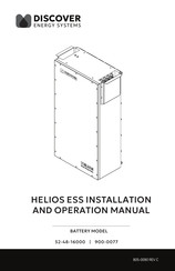 DISCOVER HELIOS ESS 52-48-16000 Installation And Operation Manual