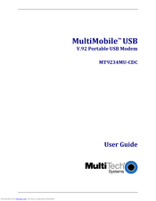 Multitech MultiMobile USB User Manual