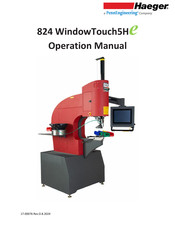 PennEngineering Haeger 824 WindowTouch5He Operation Manual