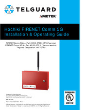 Ametek TELGUARD Hochiki FIRENET Comm 5G-V Installation & Operating Manual