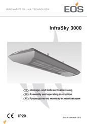 EOS InfraSky 3000 Assembly And Operating Instruction