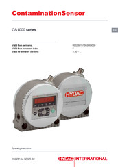 HYDAC International ContaminationSensor CS1310-A-0-0-0-0/-000 Operating Instructions Manual