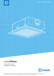 Lindab Plexus IH-120 Installation Instructions Manual