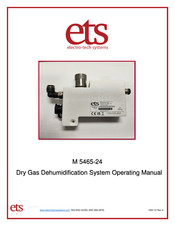 ETS M 5465-24 Operating Manual