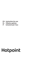 Hotpoint PHVP62FLTK Instructions For Use Manual