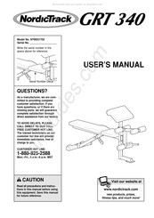 NordicTrack GRT 340 User Manual