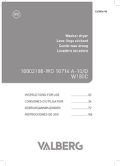 VALBERG WD 10714 A-10/D Instructions For Use Manual