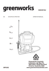 GreenWorks 5202307AU Operator's Manual