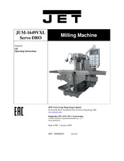 Jet JUM-1649VXL Servo DRO Operating Instructions Manual
