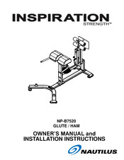 Nautilus INSPIRATION STRENGHT NP-B7520 Owner's Manual And Installation Instructions