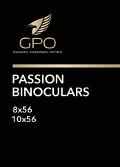GPO PASSION 10x56 Instructions For Use / Guarantee