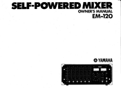 Yamaha EM-120 Owner's Manual