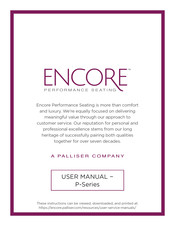 PALLISER Encore P Series User Manual