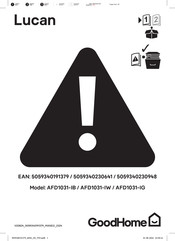 GoodHome Lucan AFD1031-IG Manual