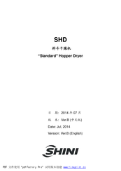 Shini SHD Manual