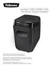 Fellowes GJQ125895J Manual