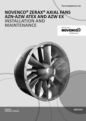 Schako NOVENCO ZERAX AZW EX Instructions For Use Manual