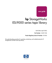 HP StorageWorks ESL9595 Manual