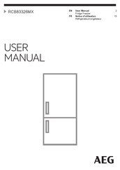 AEG RCB83326MX User Manual