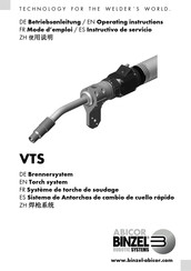 Abicor Binzel VTS Operating Instructions Manual
