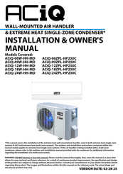 ACIQ ACiQ-06ZPL-HP230C Installation & Owner's Manual